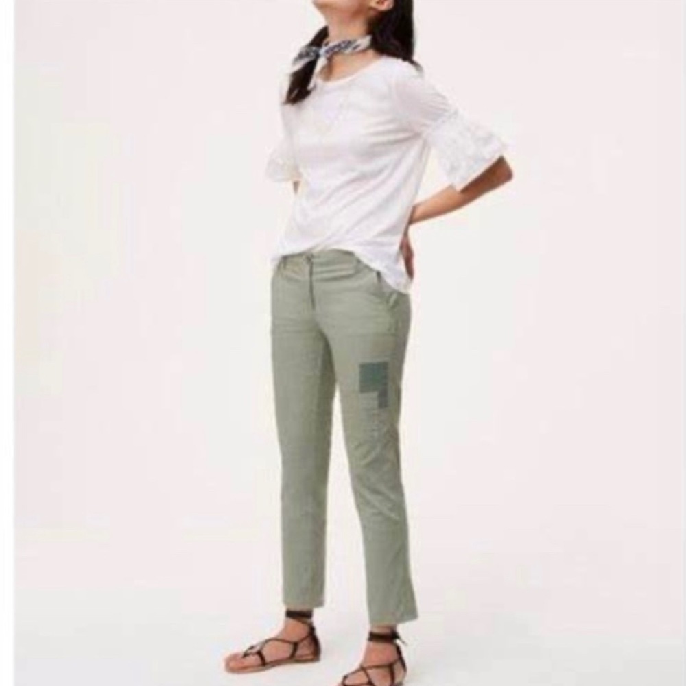 Loft Marisa Patchwork Chino Pants - image 1